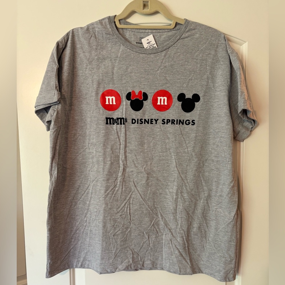 NEW Unisex Gray M&M Disney T-Shirt